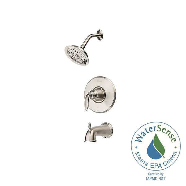 Pfister Avalon Single-Handle Tub and Shower Trim Kit in Brushed Nickel (Valve Not Included)