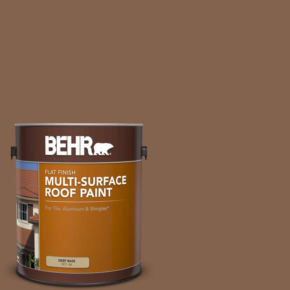 1 gal. #RP-19D Aspen Gold Flat Multi-Surface Exterior Roof Paint