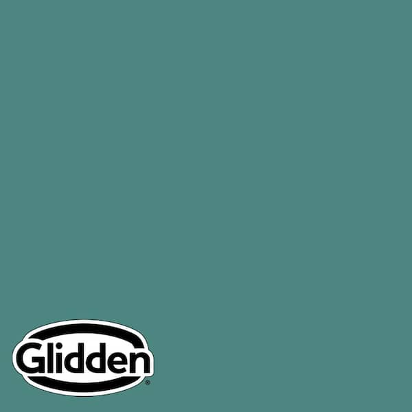 Glidden Premium 1 qt. PPG1142-6 Jericho Jade Flat Exterior Latex Paint