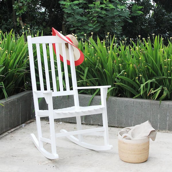 Our dream house must-haves include: a porch, rocking chair…and