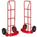 300 lbs. Load Capacity Chiavari Chair Dolly with Wheels Red (Set of 2)