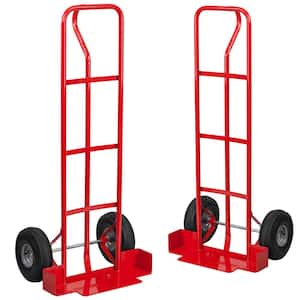 300 lbs. Load Capacity Chiavari Chair Dolly with Wheels Red (Set of 2)
