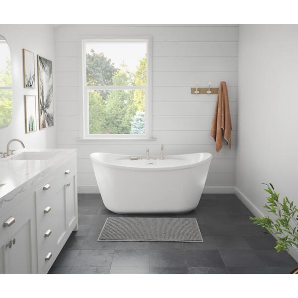 MAAX Suna 58 in. AcrylX Center Drain Non-Whirlpool