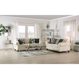 Santago 2-Piece Beige Sofa Set