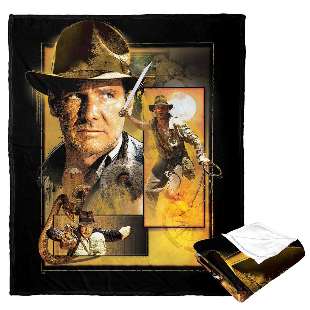 Indiana Jones Adventurous Indy Silk Touch Throw Blanket