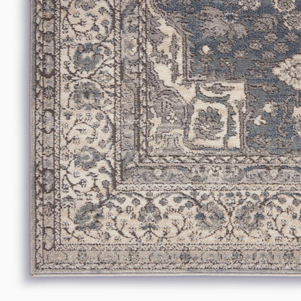 Handmade Rectangular Gray Synthetic 5' x 7' Area Rug