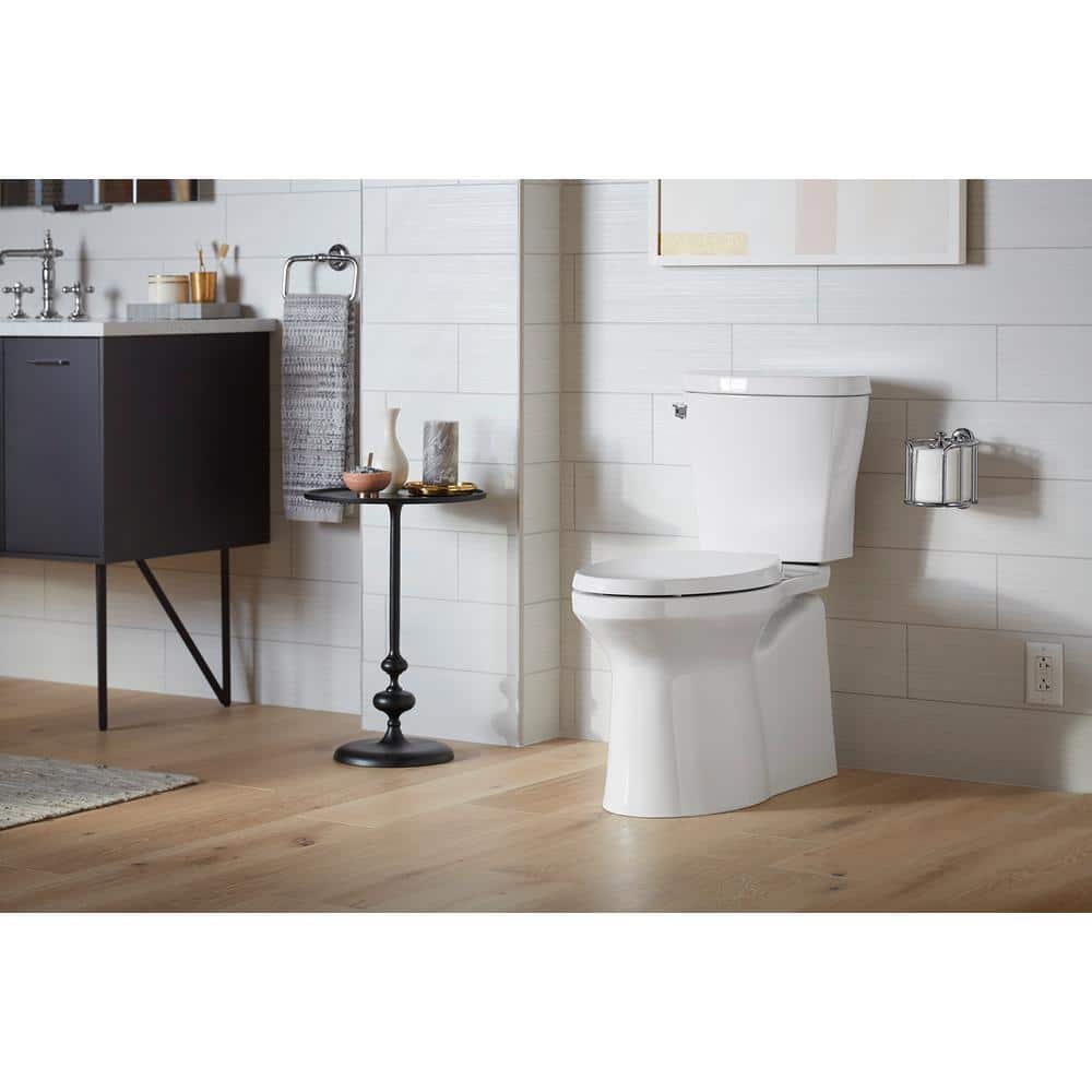 White High Efficiency Two-Piece Elongated Toilet