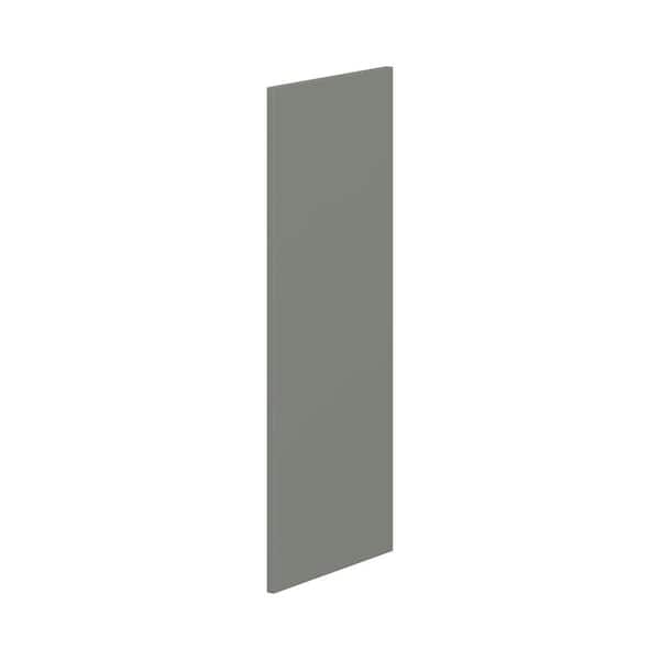Fairview Moss Green Slim Shaker Wall End Panel (14 in. W x 37.5 in. H x 0.63 in. D)