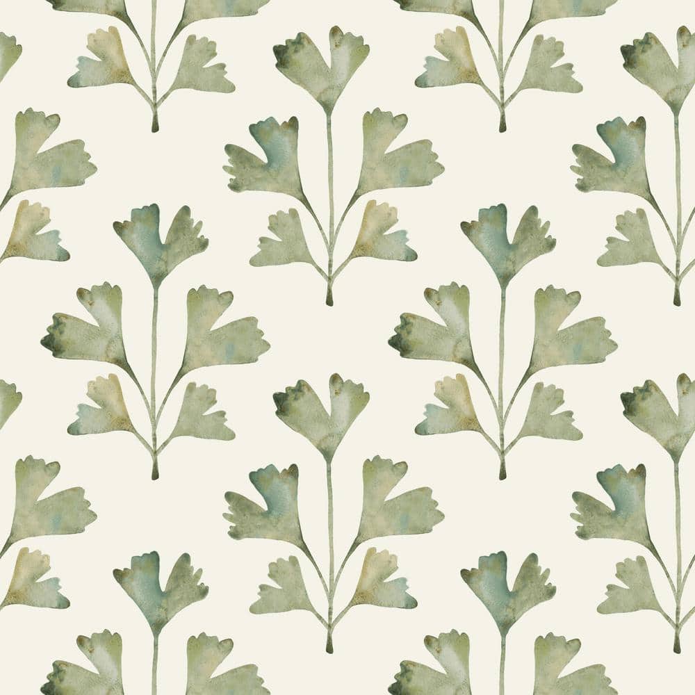 Cat Coquillette Gingko Neutral Vinyl Peel and Stick Matte Wallpaper 30.75 sq. ft. price history on PriceWatchPro