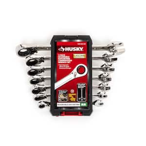 Reversible Ratcheting MM Combination Wrench Set (7-Piece)