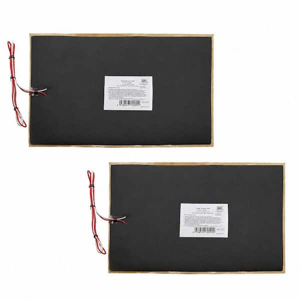 12V RV Holding Tank Heater Pad with Thermostat Control for Winter Protection, QAI Certified, 2 Pack
