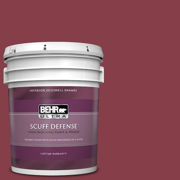 BEHR ULTRA 5 gal. #S-H-120 Antique Ruby Extra Durable Eggshell Enamel Interior Paint & Primer