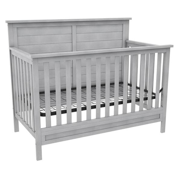 rustic gray crib