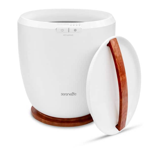 Single Electric Bucket Towel Warmer - Timer 15/30/45/60min, 12L Capacity, Cherry Red Finish - SLTLWS350