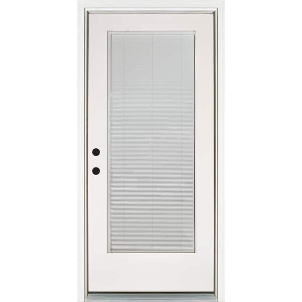 Smooth White Mp Doors Fiberglass Doors With Glass N3068ra4be224 64 600 