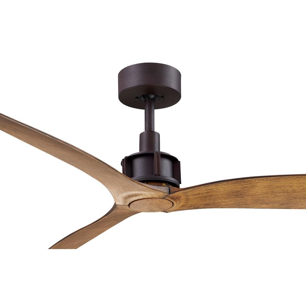 Viceroy Urban Edge 52'' Oil Rubbed Bronze and Dark Koa Ceiling Fan with Remote
