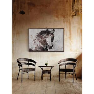 16 in. H x 24 in. W "Gorgeous Horse" by Irena Orlov Framed Printed Canvas Wall Art