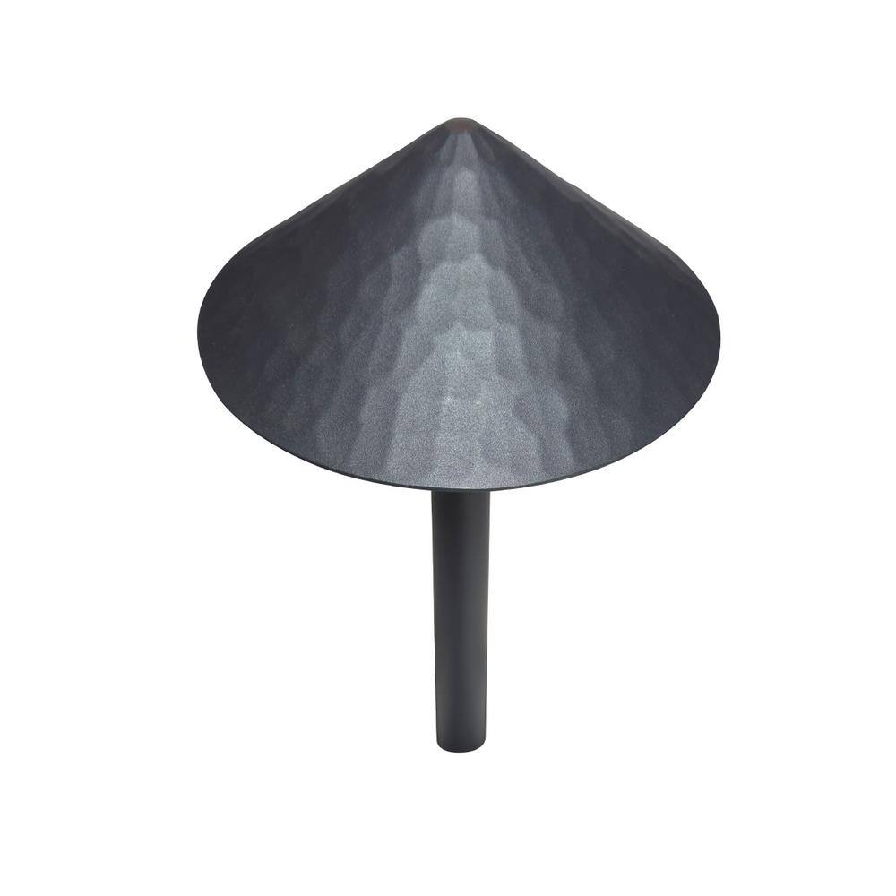 Plug-N-Go Black Aluminum LED Pathway Light with Dusk-to-Dawn Sensor