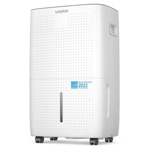 150pt.7,000 Sq. Ft. Energy Star Dehumidifier for Bedroom, Basement or Wet Rooms in White with Bucket and Auto Defrost