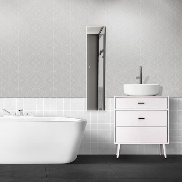 Edge Royale 15 in. W x 70 in. H Rectangular Medicine Cabinet with Mirror, RHS Hinge Door, LED Lighting, Mirror Defogger