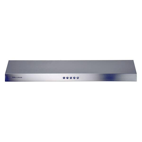 Hallman 30 in. Under Cabinet Range Hood in Stainless Steel