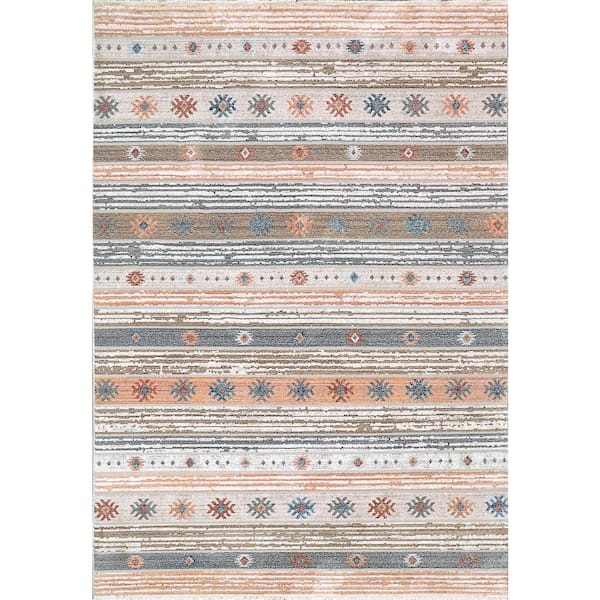 Dynamic Rugs Mood 9 ft. X 12 ft. 7 in. Multi Southwestern Indoor Area Rug