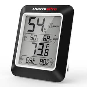 ThermoPro Digital Hygrometer Indoor Outdoor Thermometer Wireless  Temperature and Humidity Gauge Monitor TP60W - The Home Depot