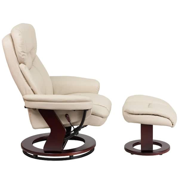 Espresso Brown Reclining Club Chair and Storage Ottoman - Bed Bath & Beyond  - 2081582