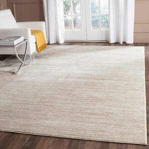 Vision Cream 7 ft. x 7 ft. Square Solid Area Rug