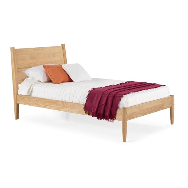 Camaflexi Mid Century Scandinavian Oak, Scandinavian Platform Bed King Size
