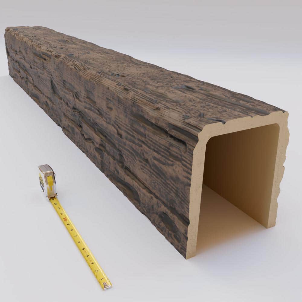 Kona Brown 96" Faux Wood U-Beam Ceiling Timber
