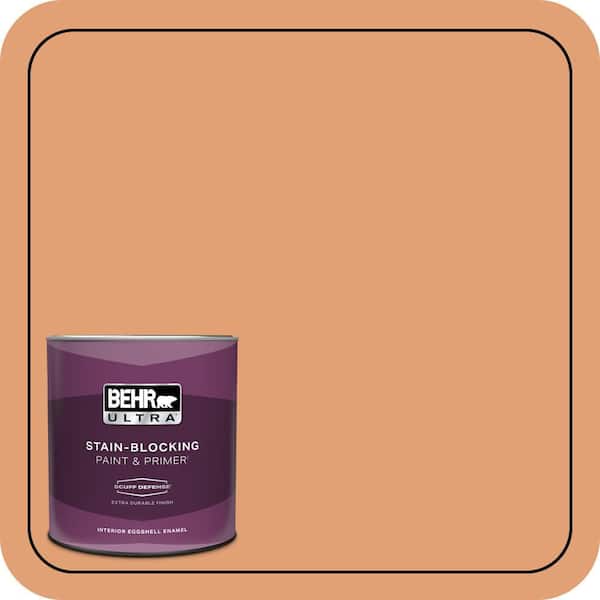 BEHR ULTRA 1 qt. #M220-5 Roasted Seeds Extra Durable Eggshell Enamel Interior Paint & Primer