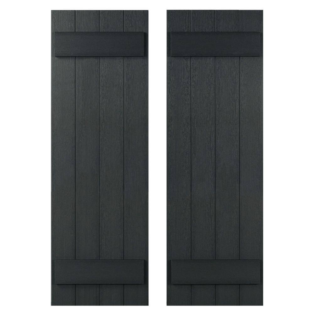 Highwood 14 in. x 47 in Recycled Plastic Board and Batten Stonecroft