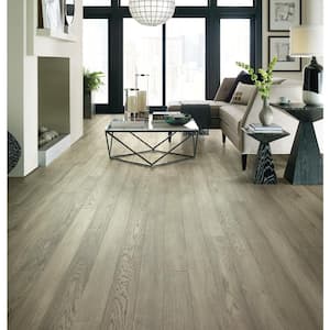 Plainview Shale White Oak 3/8 in.T X 5 in. W  Wire Brushed Engineered Hardwood Flooring (29.53 sq.ft./case)