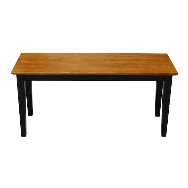 International Concepts Black & Cherry Bench