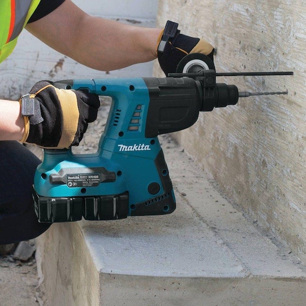 Makita 18V X2 LXT Lithium Ion 36V 1 in. Cordless SDS Plus Concrete Masonry Rotary Hammer Drill Tool Only XRH05Z The Home Depot