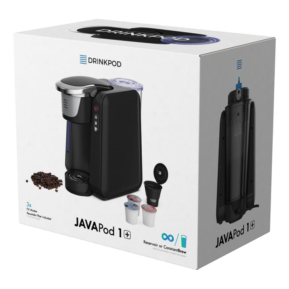 Black Programmable Pod Style Drip Coffee Maker