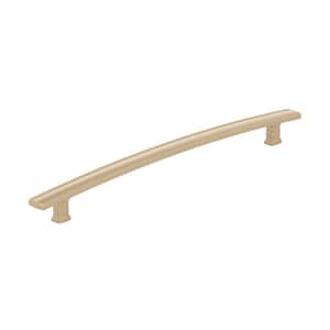 Marsala Collection 12 5/8 in. (320 mm) Grooved Champagne Bronze Transitional Rectangular Appliance Bar Pull