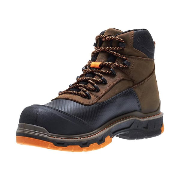 lvlvlです。 Wolverine Men's Overpass Waterproof 6'' Work Boots - Soft Toe