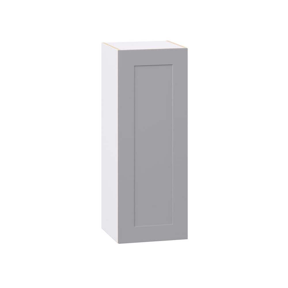 Roseland 15 in. W x 14 in. D x 40 in. H Assembled Shaker Wall Kitchen Cabinet in Slate Gray price history on PriceWatchPro