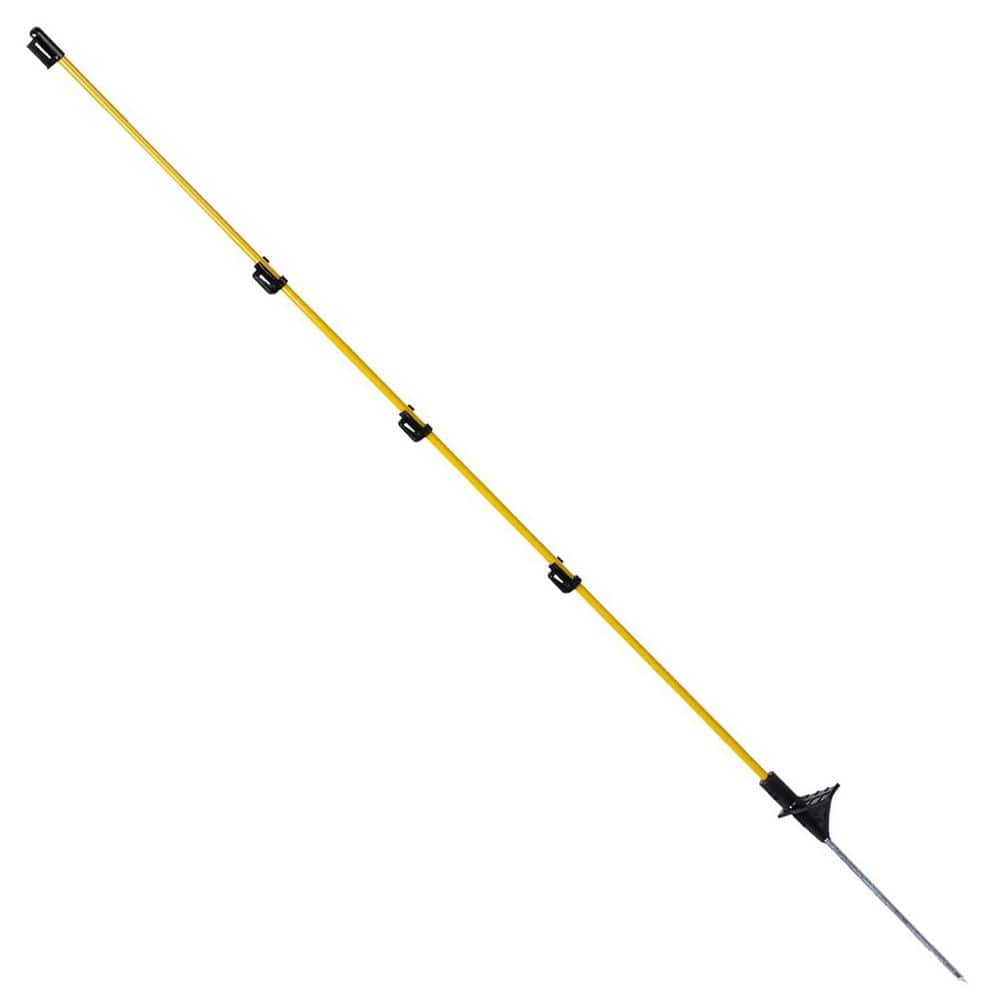 46 in. Fiberglass Electric Fence Posts for Garden and Lawn with Adjustable Clamps for Versatile Use - 10 Pieces price history on PriceWatchPro