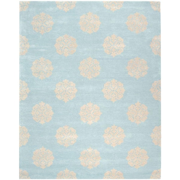 SAFAVIEH Soho Turquoise/Yellow 11 ft. x 15 ft. Area Rug
