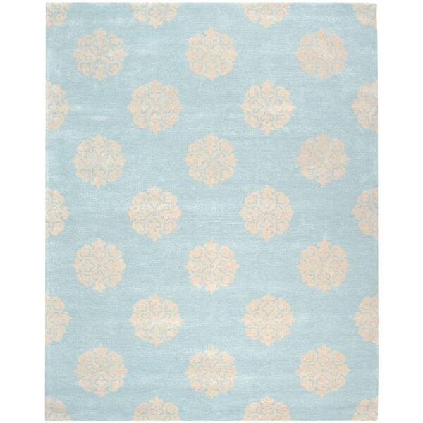 SAFAVIEH Soho Turquoise/Yellow 6 ft. x 9 ft. Floral Area Rug