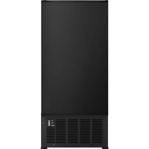 EdgeStar 15 in. 50 lb. Built-In Ice Maker in Black with 25 lb. Capacity
