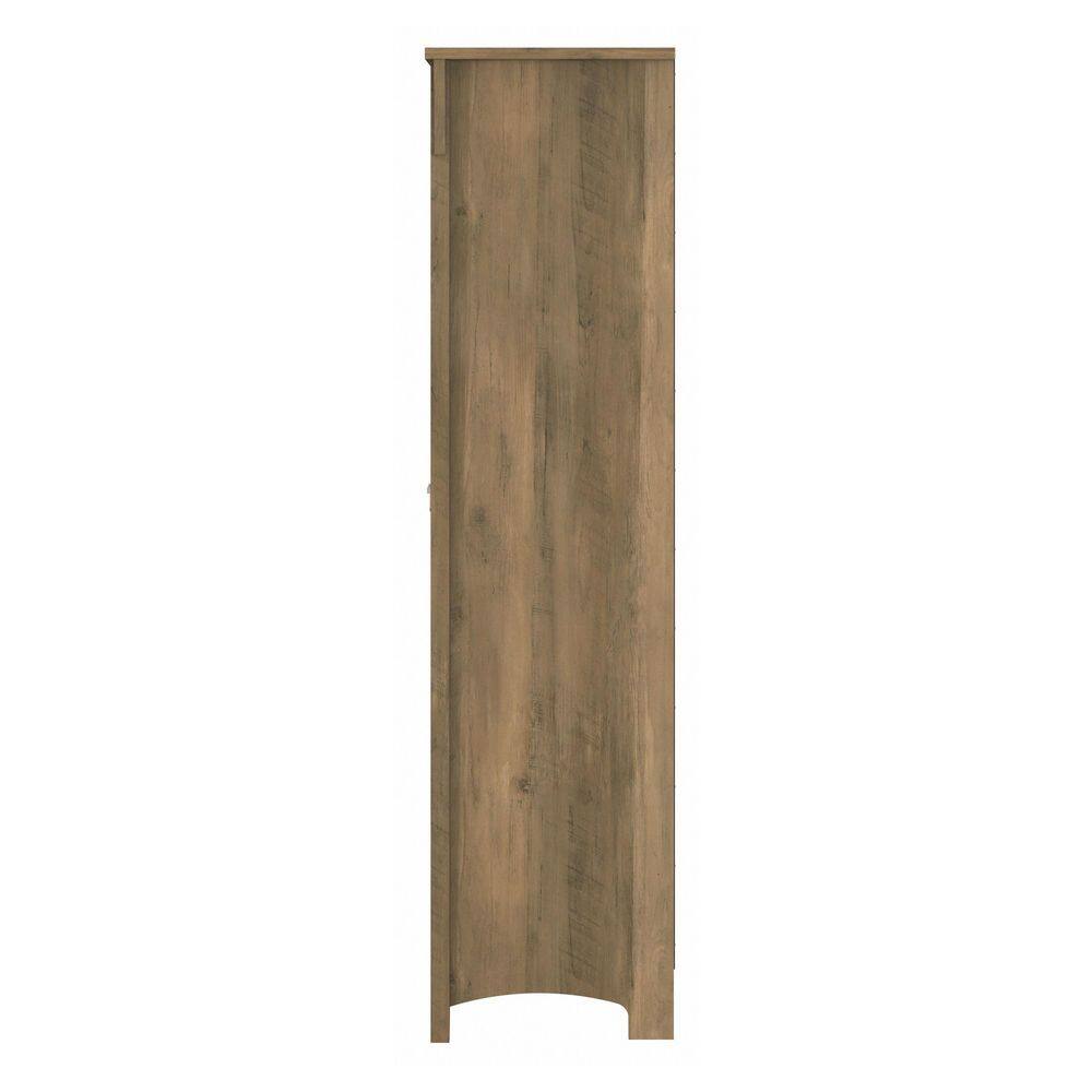 Reclaimed Pine Tall Freestanding Office Cupboard with Adjustable Shelving