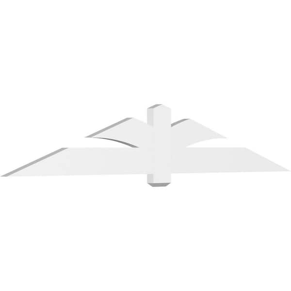 Ekena Millwork Redmond 96 in. W x 16 in. H x 2 in. D Signature Polyurethane Bracket