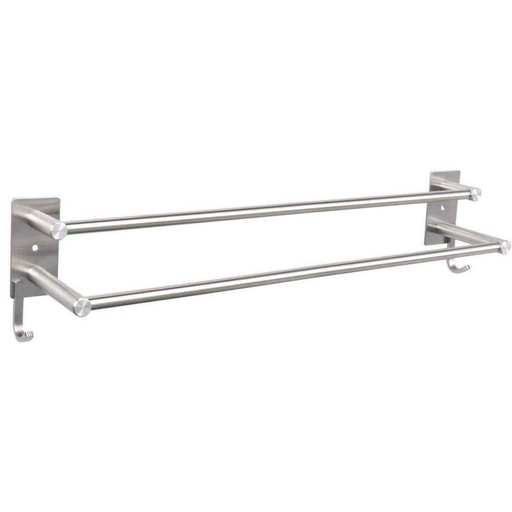 Hospitality Extensions 5-Tier Wall Mount Towel Rack Bath Hardware Accessory  in Brushed Nickel
