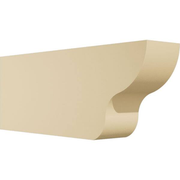 Ekena Millwork Standard Greensboro 3 in. W x 6 in. H x 16 in. D Signature Urethane Rafter Tail Outlooker