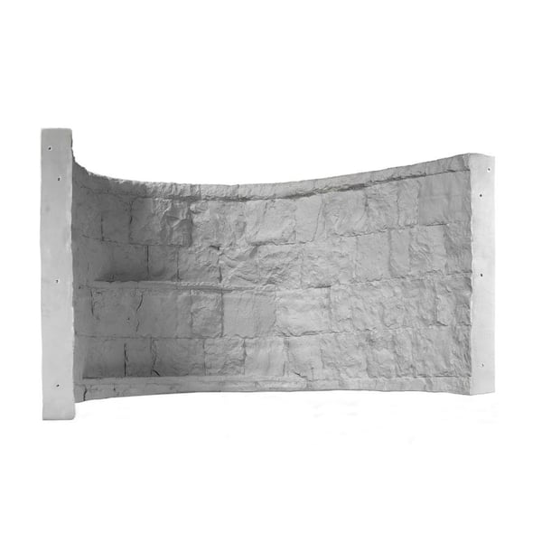 Rockwell 66 in. x 44 in. x 36 in. Grey Composite Window Well