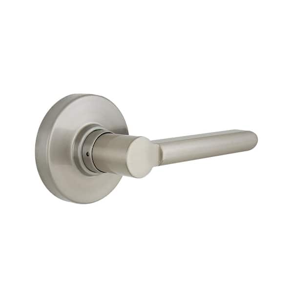 Defiant Tonbridge Satin Nickel Hall/Closet Door Lever with Round Rose